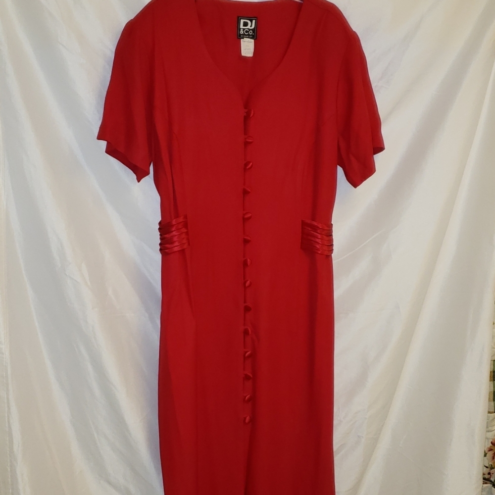DJ & Co. Red 53 1/2" long. Size 16.